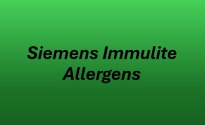 F270L2 Siemens IMMULITE 2000 Allergen Ginger Kit (20 Tests/Kit) SMN: 10385762