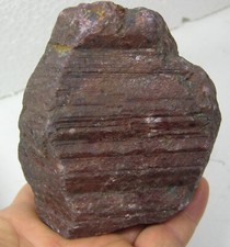 990g India 100% Natural Rough Corundum Sapphire-ruby Crystal Specimen 2 Lb 93mm