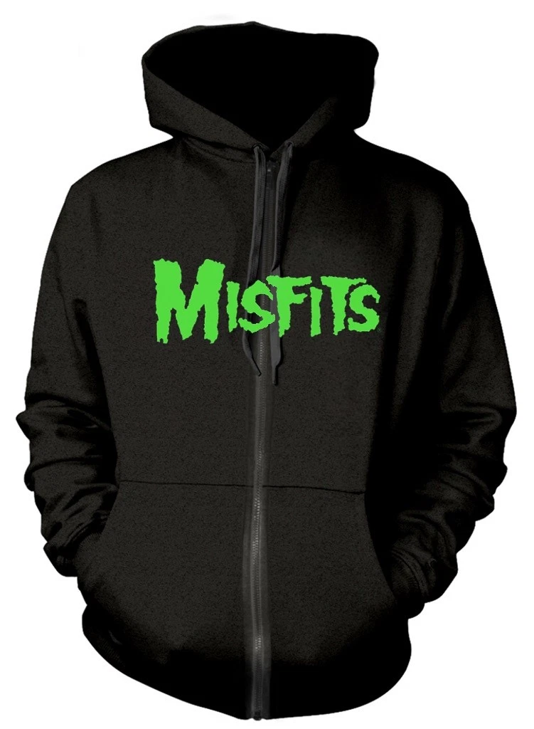 Misfits Jarek Skull Zip Up Hoodie - OFFICIAL | eBay