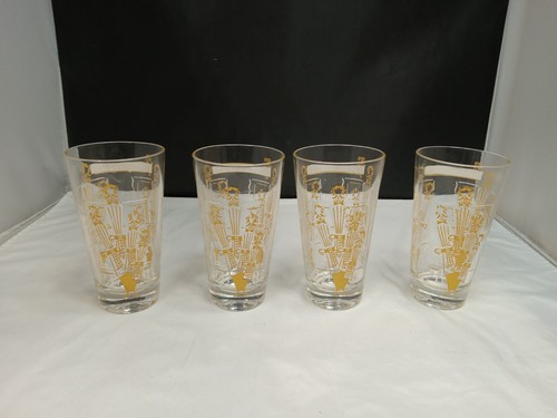 LOT of 4 YELLOWSTONE NATIONAL PARK Vintage SOUVENIR DRINKING GLASSES - Picture 4 of 7