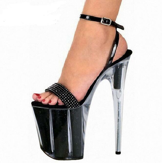 Womens Over item handling ☆ Fashion Sexy Rivet Peep Toe 5 popular Ankle High Strap Sandals Heel