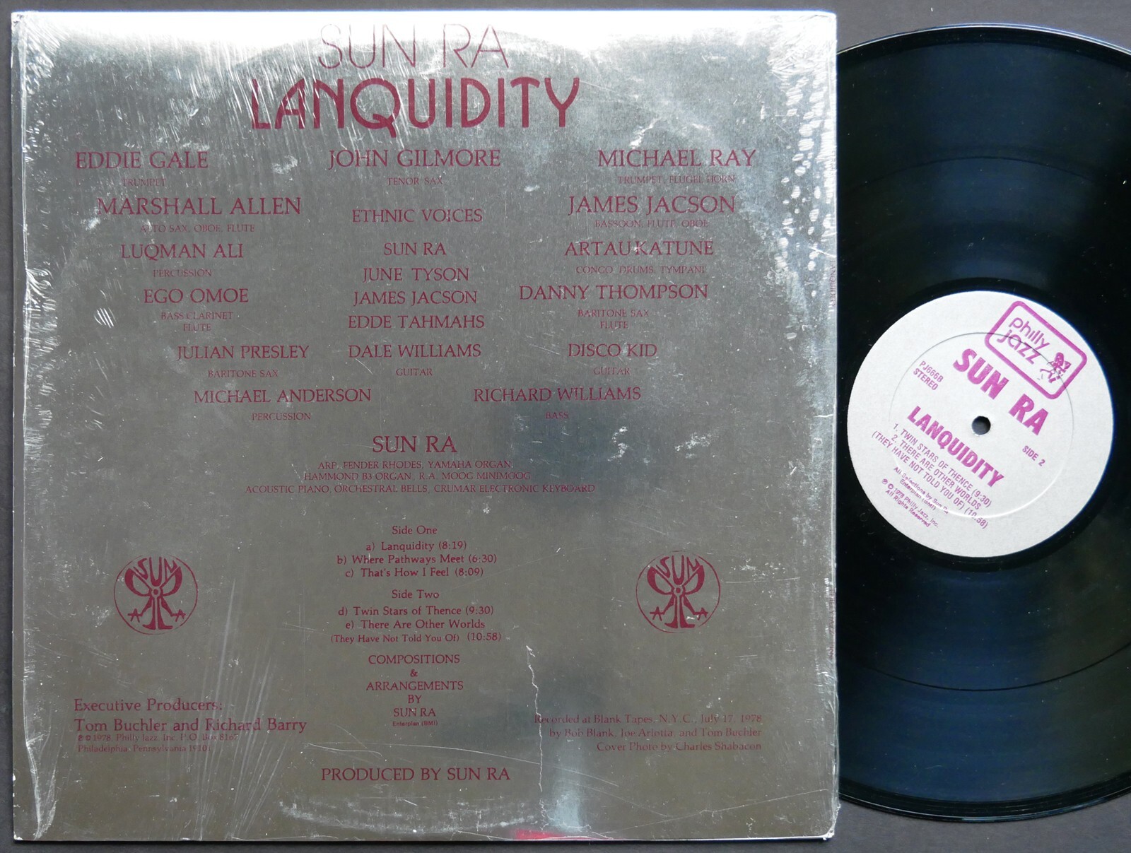 SUN RA Lanquidity LP PHILLY JAZZ PJ666 US 1978 John Gilmore CLEAN eBay