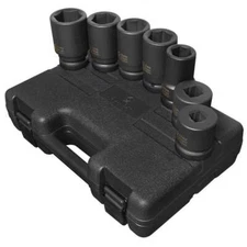Sunex Tool  5697M 7 Piece Deep Metric Impact Socket Set