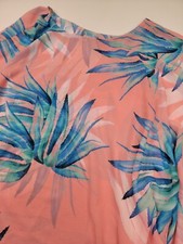 Show Me Your MuMu Women’s Sz S Zsa Zsa Chiffon Dress Pink Blue One Shoulder