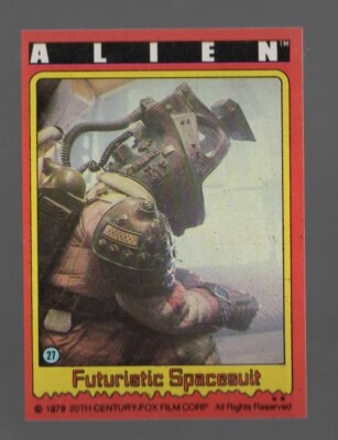 1979 Topps Alien FUTURISTIC SPACESUIT #27 Pack Fresh NM