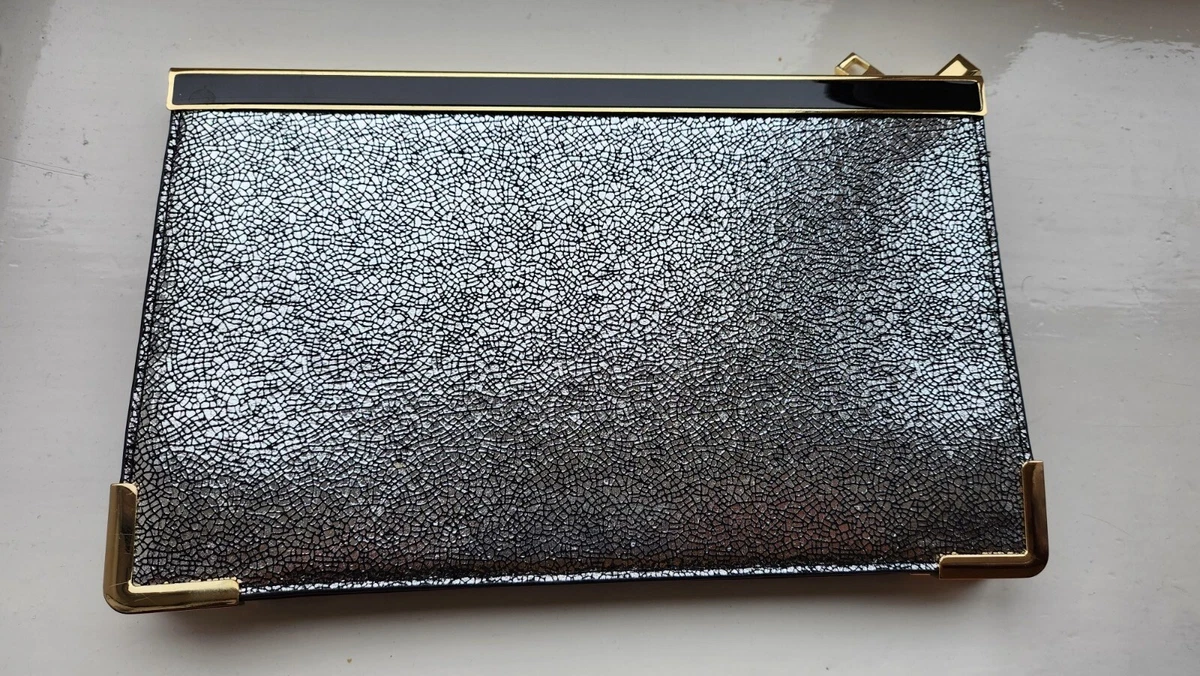 Dune black clutch best sale bag