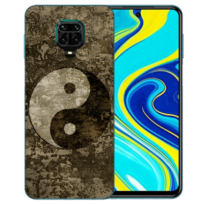 Xiaomi Redmi Note 9 Pro Max Schutzhülle TPU Case Silikonhülle mit Yin Yang Bild