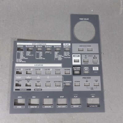 ROLAND VS-880EX Replacement Part: EDIT LOCATOR OVERLAY