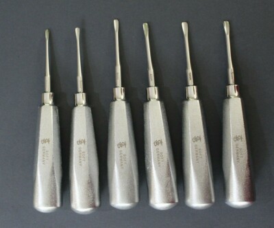 Wurzelheber Zahninstrumente Elevator Luxierinstrumente 3 mm, 4 mm, 5mm, Tasche