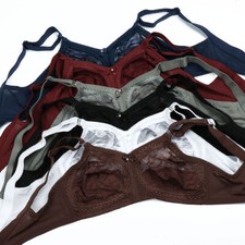 Minimizer Plus Size Bra Bralette Full Coverage Lace Wirefree Unpadded Brassiere