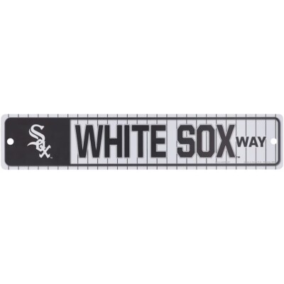 CHICAGO WHITE SOX WAY MLB Team Logo 3.75x19 Wall Display Street