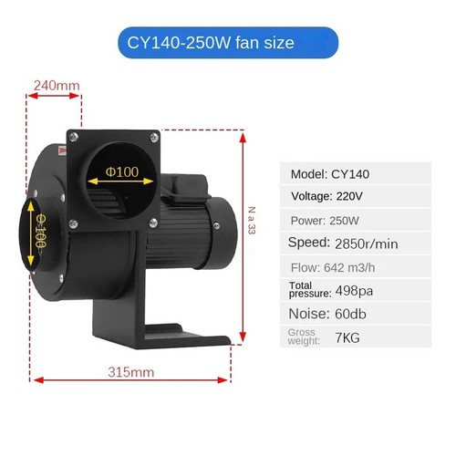 High Temperature Resistant Multi-wing Adiabatic Heat Extraction Centrifugal Fan - Afbeelding 16 van 19