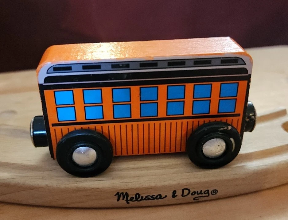 Melissa and cheap doug train cars