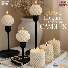 Elegant Handmade Scented Candle Gift Set, 4-Pack in Assorted Colours (UK)