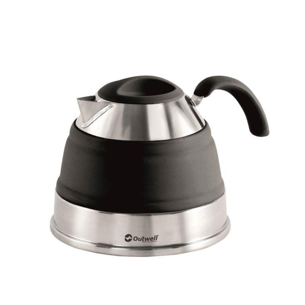 Collaps Camping Compact Kettle - Outwell Collaps Kettle 1.5L (Black)
