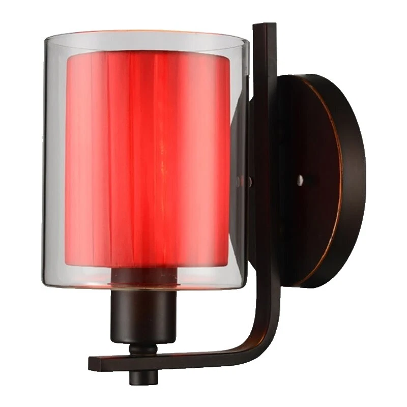 Fabric Contemporary Wall Lighting Fixtures