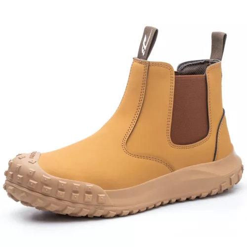 Safety Work Steel Toe BootsMen Cow Suede Welding Shoes Slip-on Lightweight - Picture 17 of 36