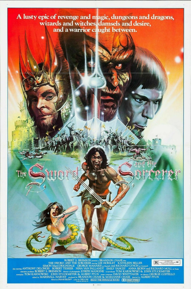 THE SWORD & THE SORCERER ORIGINAL FOLDED 27x41 MOVIE POSTER STYLE