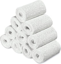 Plaster Cloth Rolls M, Pack of 10 - Gauze Bandages for Body Casts, Plaster