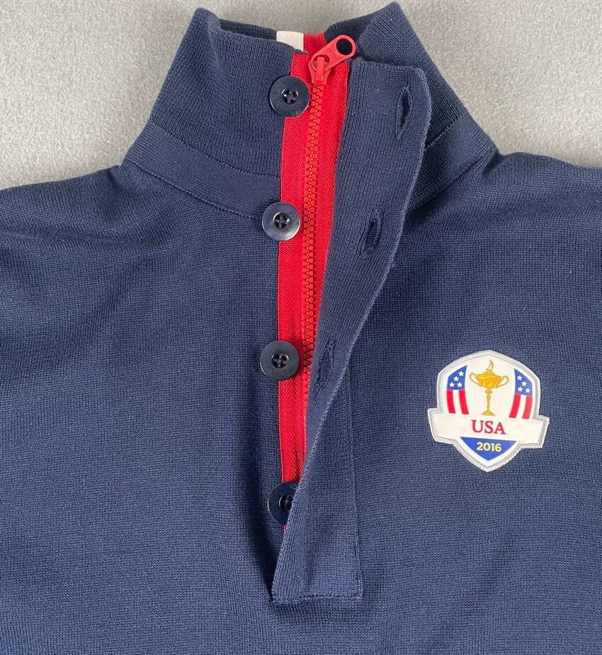 希少！！2016 Ryder Cup USA代表モデル 2016 Hazeltine National Ryder Cup Team USA Saturday Half Zip