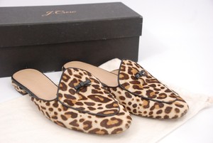 j crew leopard mules