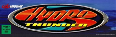 Hydro Thunder Arcade Marquee High Quality Translite 28.5 x8.75 