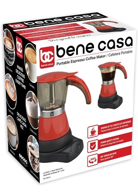 調理器具 benxbe Amazon.com: Bene Casa Silver Portable Electric Espresso Maker