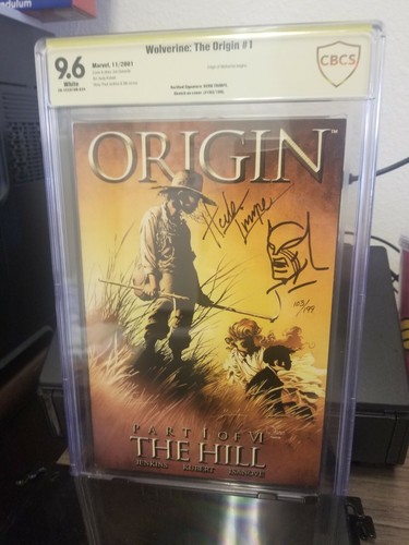 Wolverine: The Origin #1/ Marvel- signed by H.Trimpe 103/199 9.6