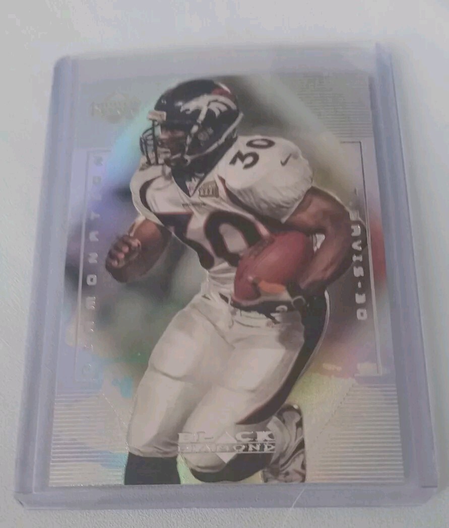 1999 Upper Deck Black Diamond Terrell Davis Diamonation #D3 Denver Broncos 🏈