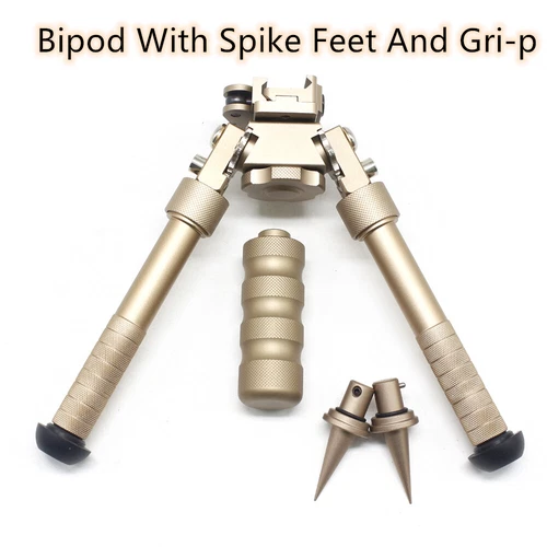 Adjustable V8 Rifle Bipod QD Lever for  Rail Mount 360 Degree Swivel - 第 13/17 張圖片