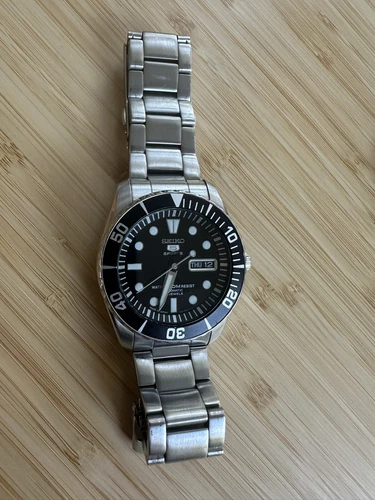 Seiko 5 Sports Men's Black Watch - SNZF17J1