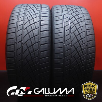 2X Tires Continental Extreme Contact DWS 06 Plus 275/40ZR22 275/40/22 #84817