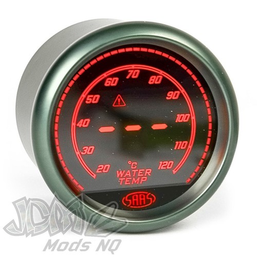 SAAS Water Temp Gauge 20°-120° 52mm Muscle Digital Series SG41220 - Picture 3 of 6
