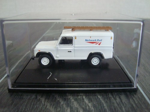 Oxford Diecast 1/76 Land Rover Defender LWB NETWORK RAIL