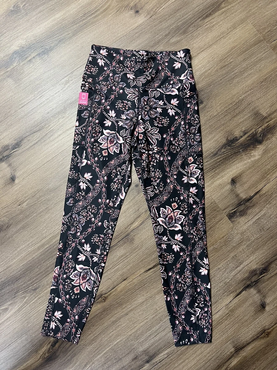 Marika High Rise With Phone Pockets Leggings Size Small Floral