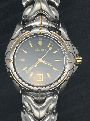 Vintage Seiko Women Watch Sports 100 7N82-0379 A4- QUARTZ | eBay display picture 2