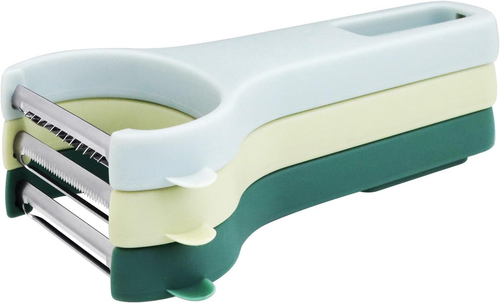 Vegetable Peelers for Kitchen,Straight/Serrated/Julienne Steel Sharp Blade Peele