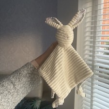 Tu Baby Comforter Bunny Rabbit Cream Plush Toy Soft Sleep Blankie Sainsburys