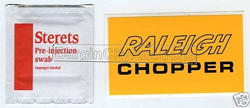 RALEIGH CHOPPER MK2 SEAT DECAL IN YELLOW & BLACK - Image 1 of 1