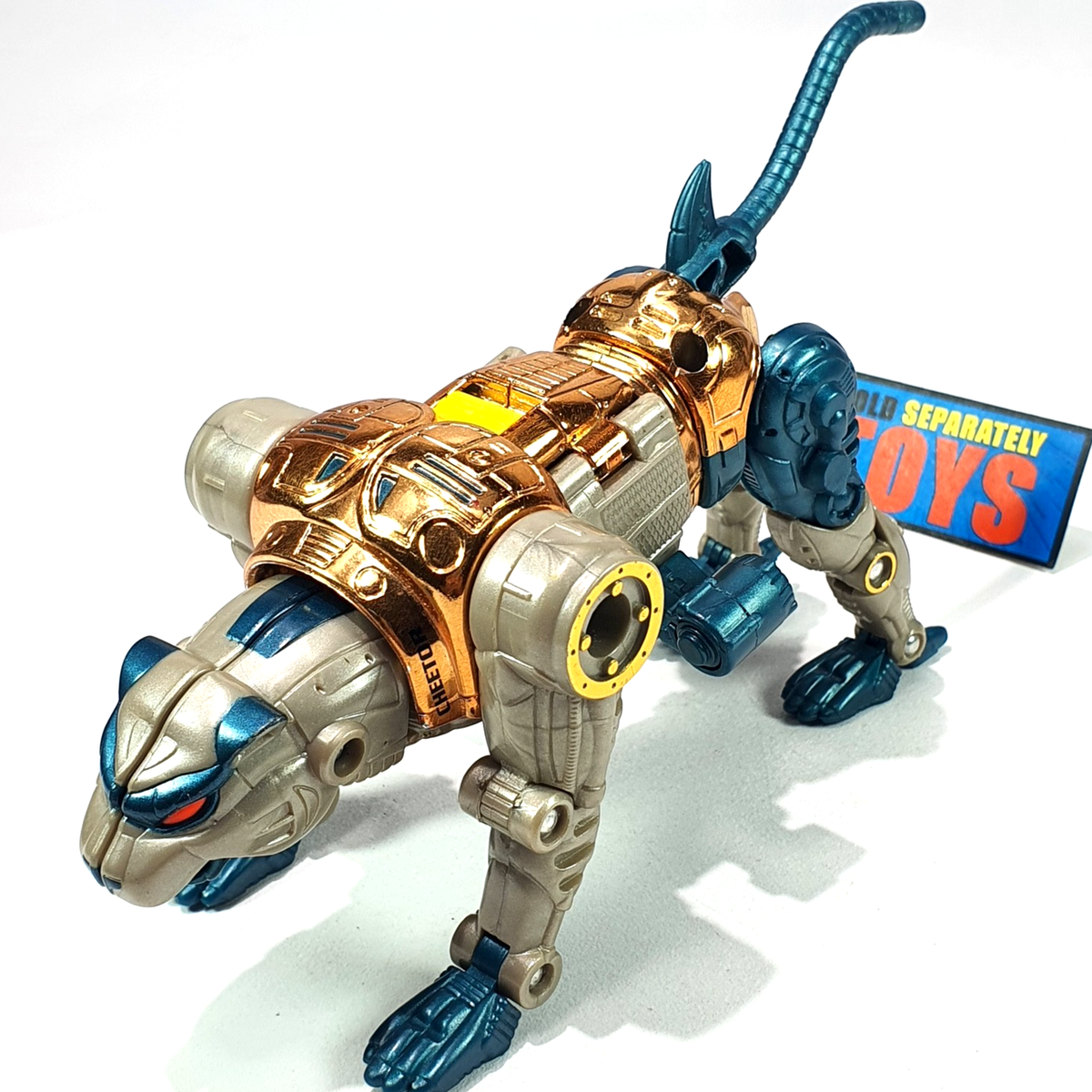 Transformers Beast Wars CHEETOR figure COMPLETE Transmetals Deluxe