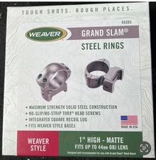 Weaver Grand Slam Steel Rings