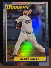 2025 Topps Update Series 1990 Topps 35th Anniversary Blake Snell Dodgers #U90-4