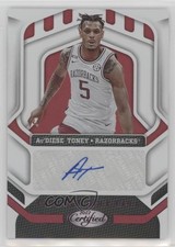 2022-23 Panini Chronicles Draft Picks Bronze Au'Diese Toney #CRC-ATO Auto 0nr3