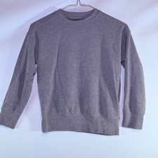 Athletic Works Kids Gray Crewneck Sweatshirt Fleece Pullover Size M 8