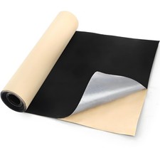 Tela de fieltro autoadhesiva, 130'' de largo x 17'' ancho,terciopelo negro suave