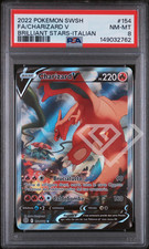 Pokémon Card Charizard V 154/172 Brilliant Stars - PSA 8 Italian