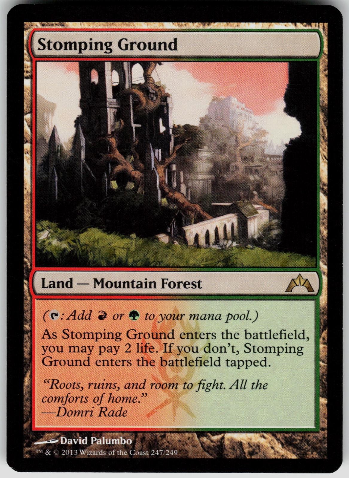 Stomping Ground 247 Gatecrash Rare Near Mint