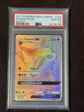 2019 Pokemon Sun & Moon #152 Espeon GX Secret Rare Rainbow PSA 10 GEM MINT on eBay