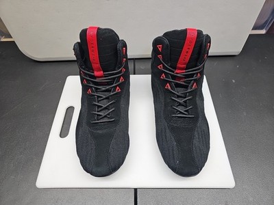 RYDERWEAR D-MAK II WEIGHTLIFTING GYM SHOE BLACK RED SIZE US 9 MENS