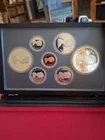 1981 Royal Canadian Mint 7-coin, double dollar proof set .500 $1 silver Railway